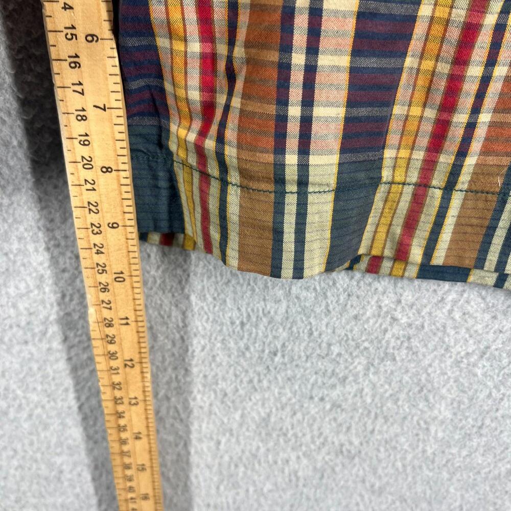 Vintage Polo Ralph Lauren Shorts Mens 34 India Madras Plaid Preppy 90s Straight - Picture 5 of 9